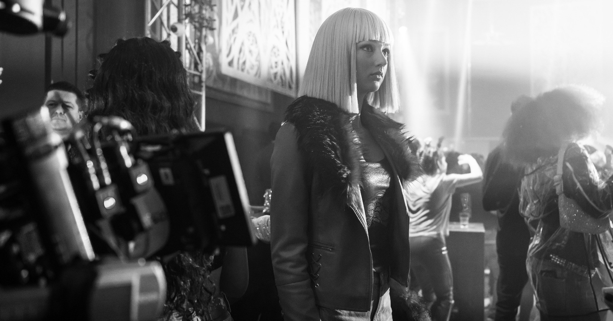 Behind-the-scenes photograph from the production of April X.
