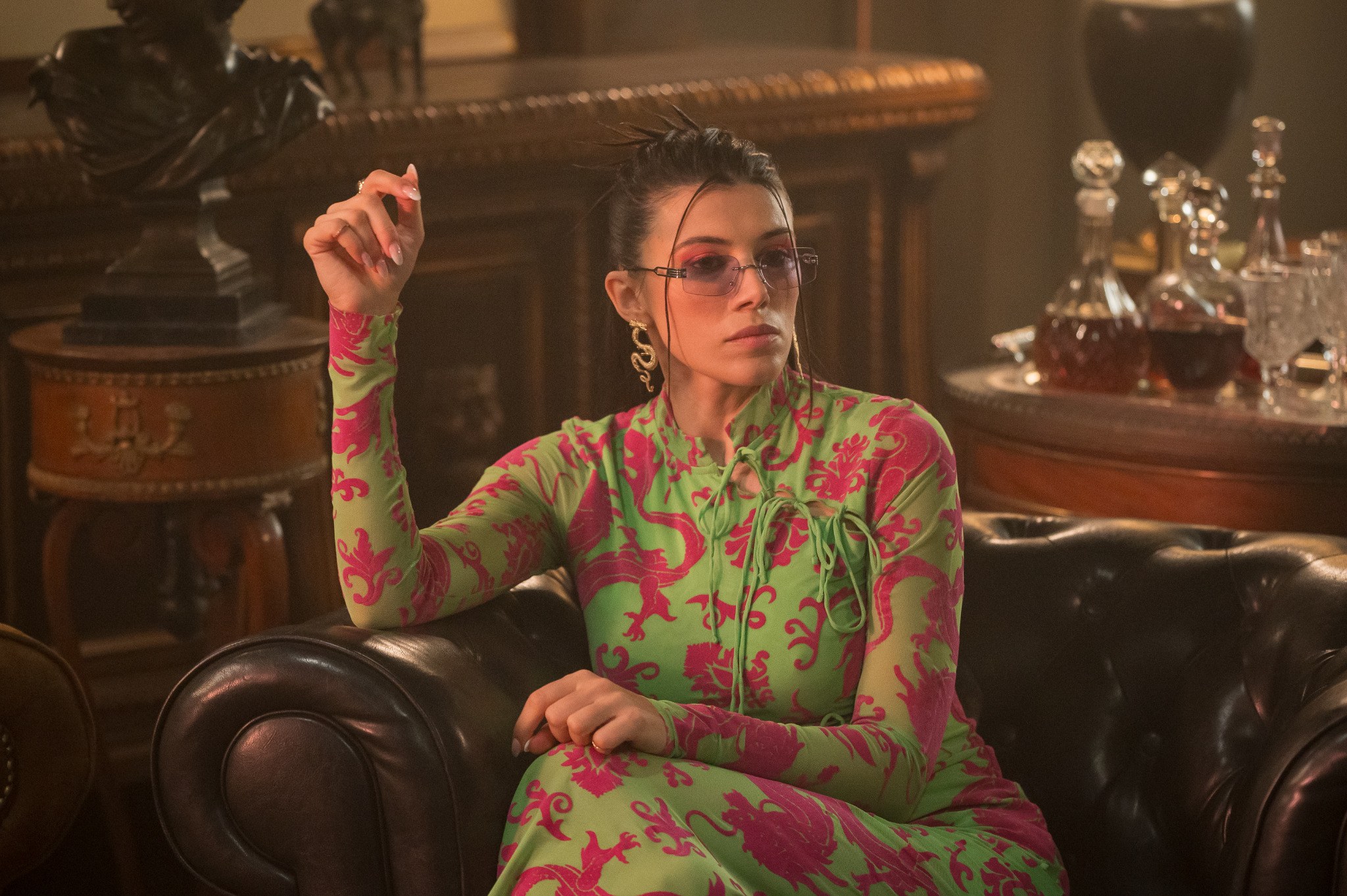 Behind-the-scenes photograph from the production of April X.